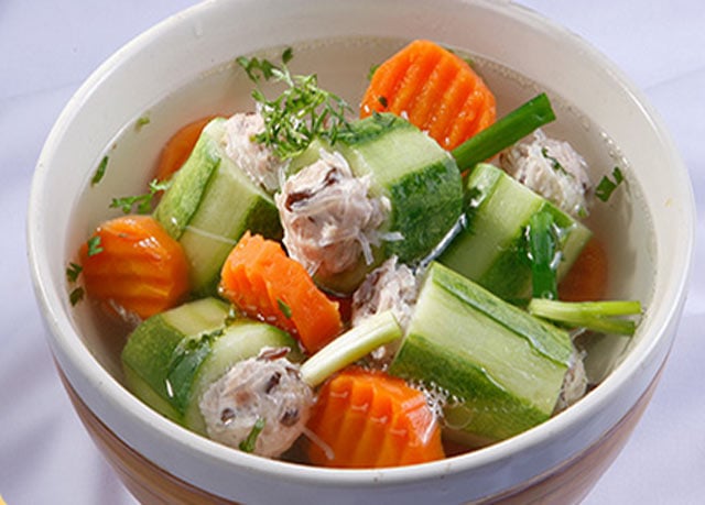 Món ngon mỗi ngày - Hướng dẫn chi tiết cách làm món Canh dưa leo nhồi thịt