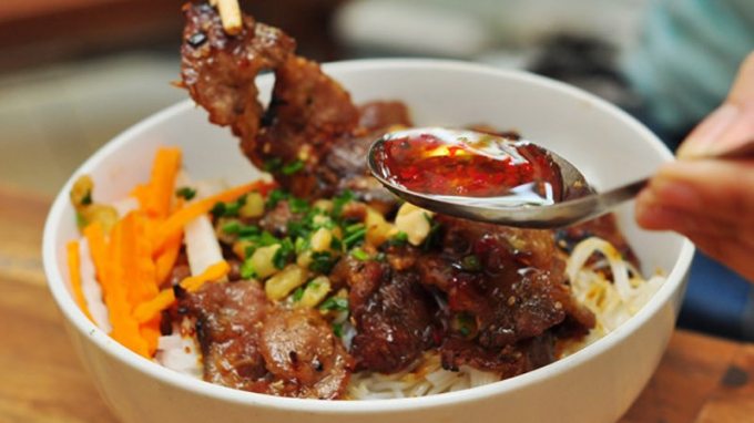 Món bún thịt nưỡng