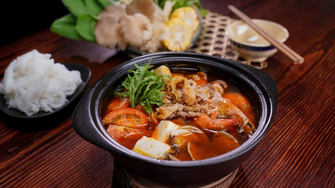 Món lẩu thái chua cay