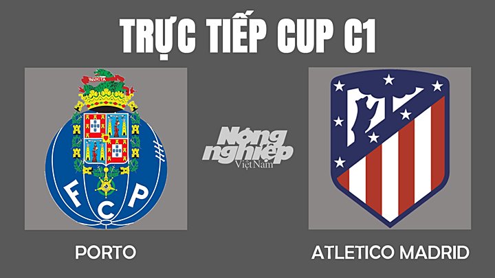 Trực tiếp bóng đá Cúp C1 giữa Porto vs Atletico Madrid ngày 8/12/2021