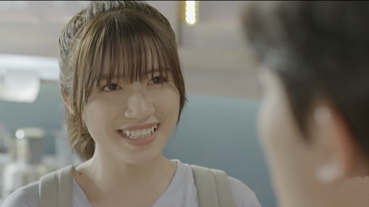 Vân cường gượng khi bị sếp dọa. Ảnh chụp màn hình