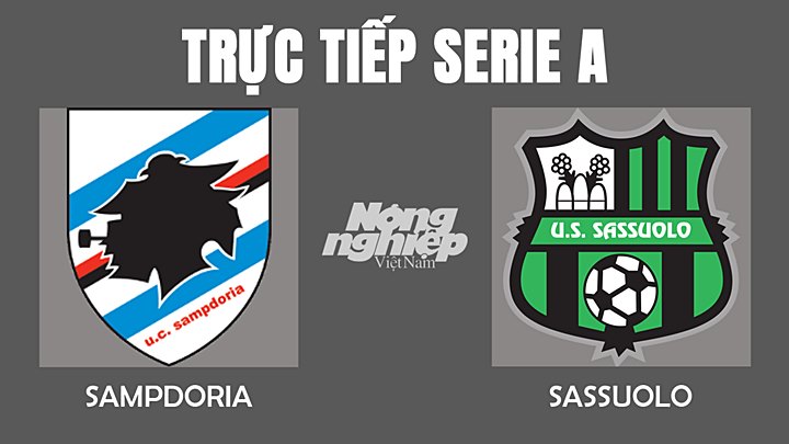 Trực tiếp bóng đá Serie A 2022 giữa Sampdoria vs Sassuolo hôm nay 6/2/2022