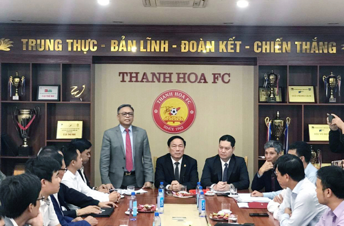 125961533_819096298869413_7795753210415915253_n-160650_873.jpg Ông Cao Tiến Đoan, tân Chủ tịch CLB bóng đá Thanh Hóa phát biểu. Ảnh: QD.