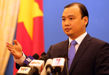 Người Phát ngôn Bộ Ngoại giao Việt Nam Lê Hải Bình