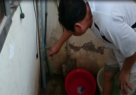 10 ngày nay vòi nước sạch không nhỏ giọt