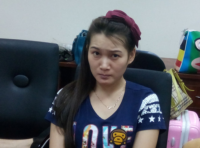 Một thành viên của tổ chức lừa đảo có tên Qin Lin - Ảnh: G.Minh
