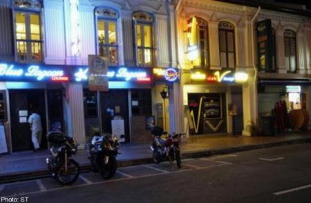 Đường Joo Chiat, nơi nhiều gái mại dâm trái phép bị chính quyền Singapore bắt giữ (Ảnh: ST)
