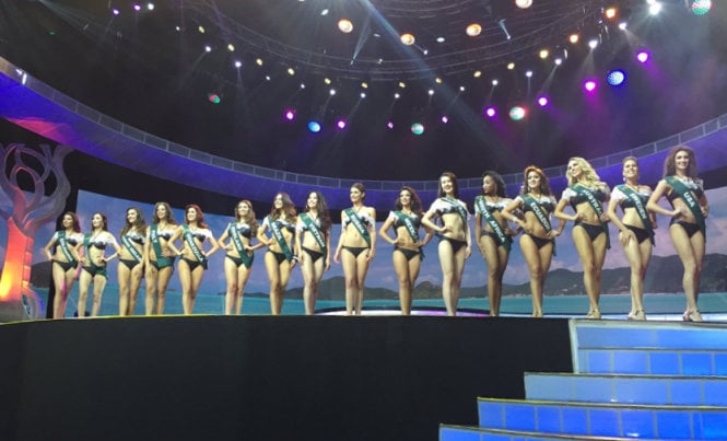 Nam Em vào top 8 Hoa hậu Trái đất 2016 