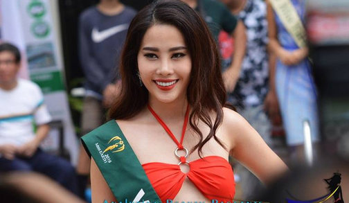 Nam Em vào top 8 Hoa hậu Trái đất 2016 
