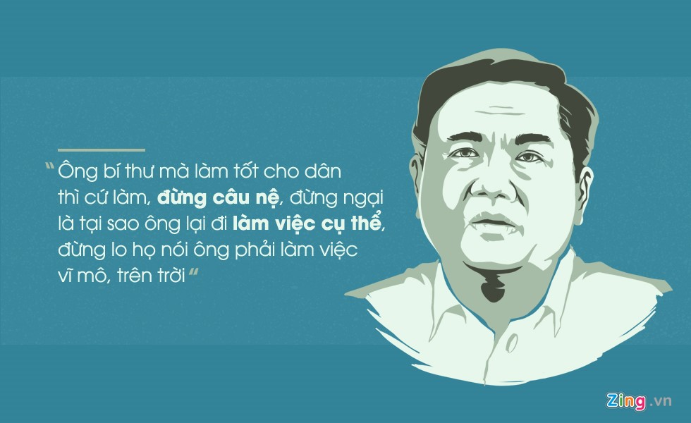 10 phát ngôn ấn tượng của Bí thư Thăng