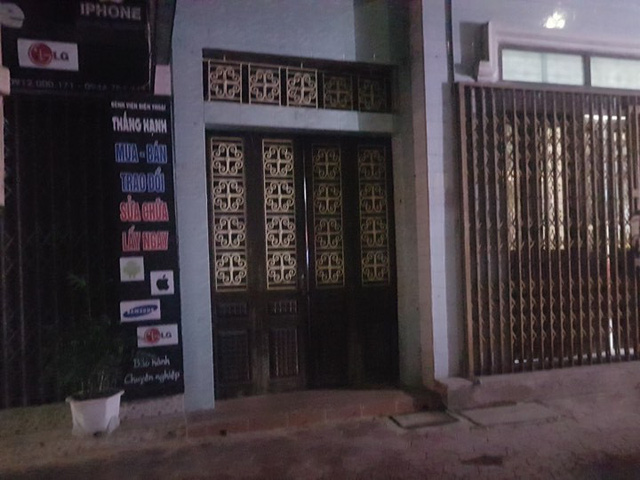   Một cửa vào căn nhà của ông Vĩnh ở mặt đường Hùng Vương, TP.Nam Định  