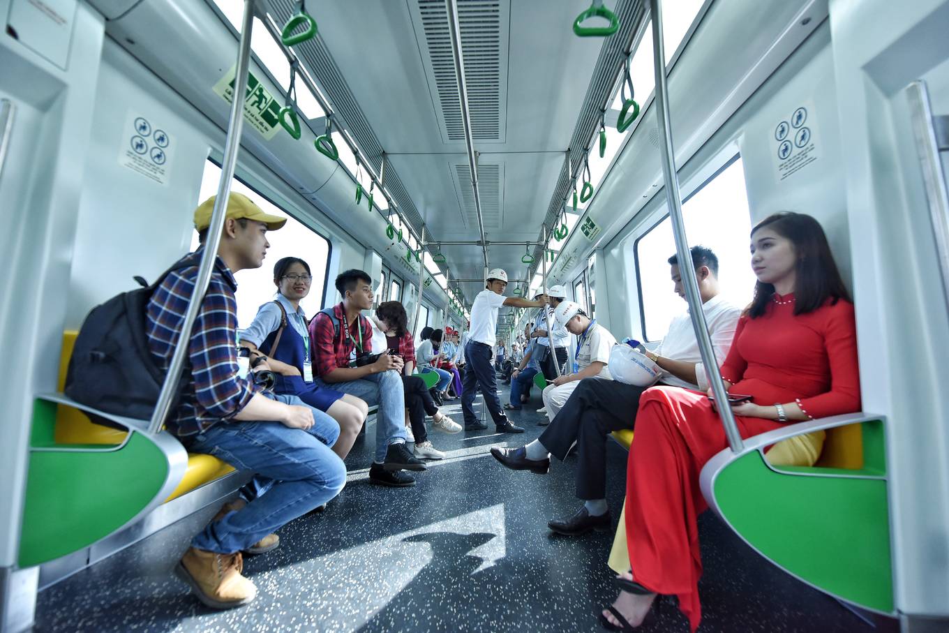 Tàu Cát Linh - Hà Đông chạy thử toàn tuyến