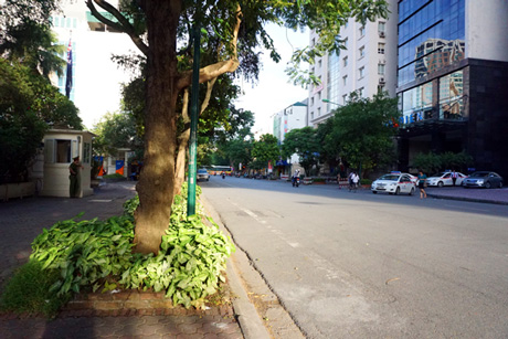 Nhiều con phố trở nên thông thoáng lạ thường dễ chịu