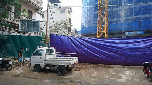   Hiện trường đã được phong tỏa để phục vụ công tác điều tra.  