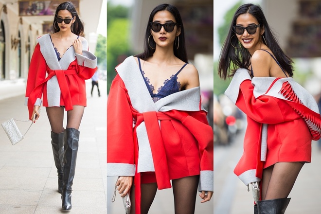 Mốt khoe áo ngực, đeo yên cương 'đổ bộ' đường phố Hà Nội
