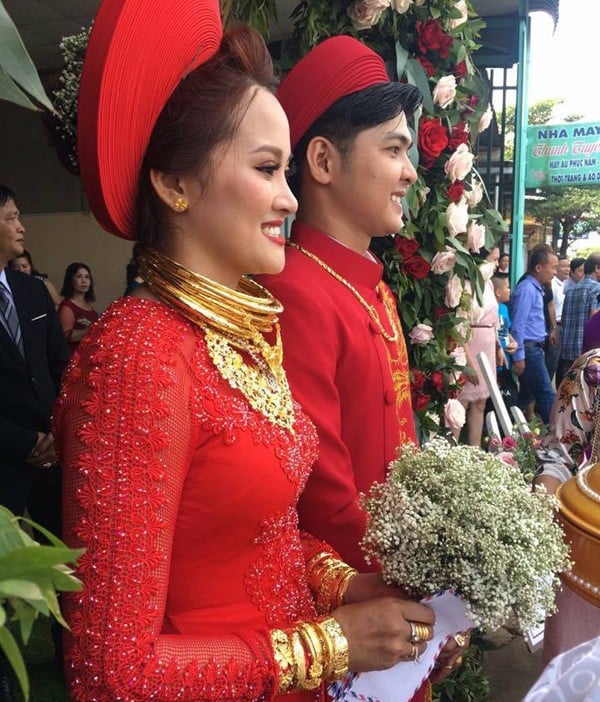 Cả hai có 2 năm yêu nhau trước khi quyết định tổ chức hôn lễ. Ảnh: P.Q