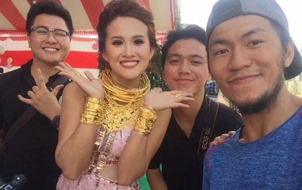 Cô dâu xuất hiện rạng ngời trong đám cưới. Ảnh: P.Q