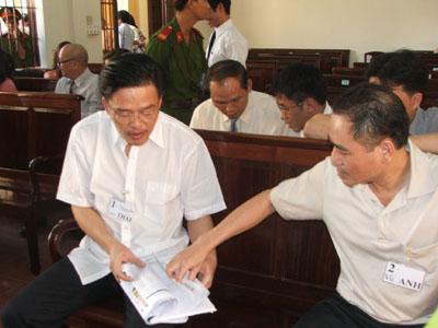 Nguyễn Lâm Thái tại phiên tòa