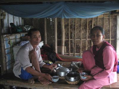 Đã từ lâu gia đình ông Thê chỉ ăn mỗi ngày một bữa