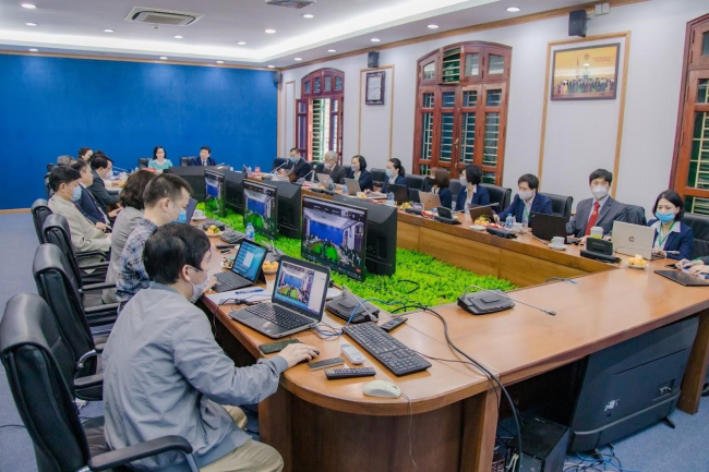 hv13-193845_292.jpeg Điểm cầu trực tuyến tại Học viện Nông nghiệp Việt Nam. Ảnh: HVNN.