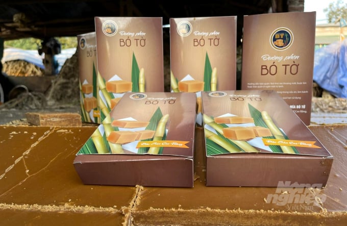 Đường phên Bó Tờ được công nhận sản phẩm 3 sao OCOP năm 2020. Ảnh: Hà Cương.