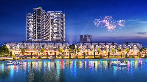 Phối cảnh dự án Hacom Mall tại Phan Rang - Tháp Chàm. Ảnh: Kim Dung.