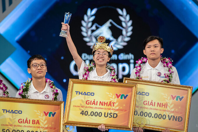 nha-vo-dich-6126-1600574318-113043_619.jpg Quán quân Đường lên đỉnh Olympia năm thứ 20 Nguyễn Thị Thu Hằng. Ảnh: Đinh Tùng.