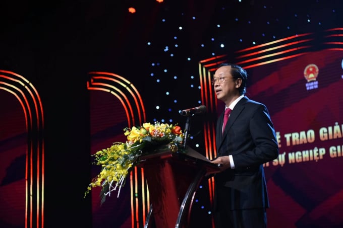 125190535_400443817776547_9031813762420829186_n-185756_718.jpg Thứ trưởng Bộ GD-ĐT Phạm Ngọc Thưởng phát biểu tại buổi lễ. Ảnh: Báo Giáo dục và Thời đại.