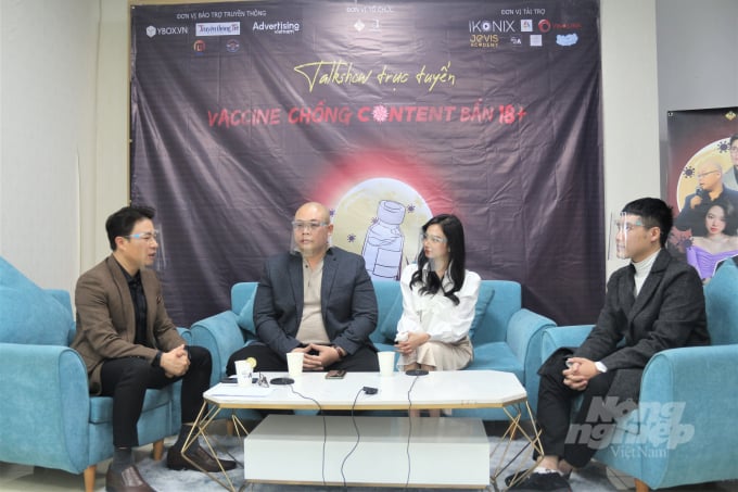 Talkshow 'Vacxin chống content bẩn 18+' do các bạn trẻ Antbony Team tổ chức. Ảnh: Phạm Hiếu