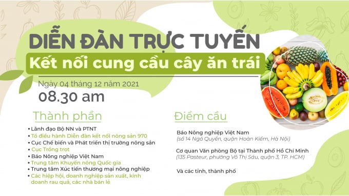 a4f24f7bc8a403fa5ab5-232610_509.jpg Diễn đàn kết nối nông sản 970 phiên thứ 14 với chủ đề 'Kết nối cung cầu cây ăn trái'.