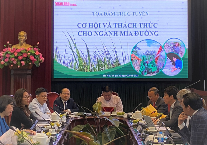 mia-duong-213728_891.jpg Tọa đàm trực tuyến 'Cơ hội và thách thức cho ngành mía đường' Ảnh: Nguyên Huân.