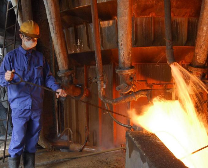 Phân đa yếu tố NPK Văn Điển được sản xuất từ nguyên liệu Lân nung chảy Văn Điển ưu việt. Ảnh: VADFCO.