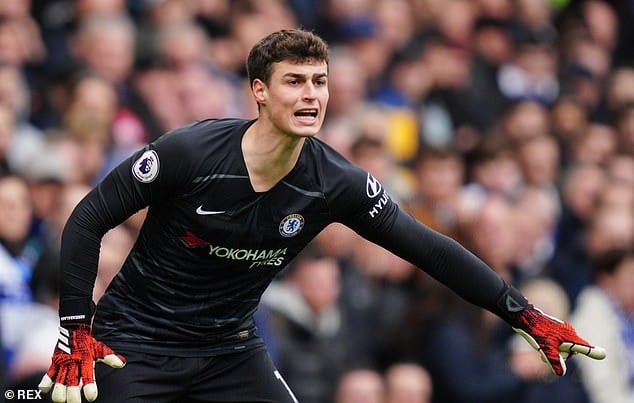kepa-092011_700.jpg Kepa không được lòng Frank Lampard. Ảnh: Dailymail.
