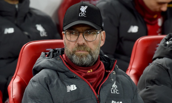 klop-091129_801.jpeg Klopp chưa thể cùng Liverpool vô địch Ngoại hạng Anh. Ảnh: Express.