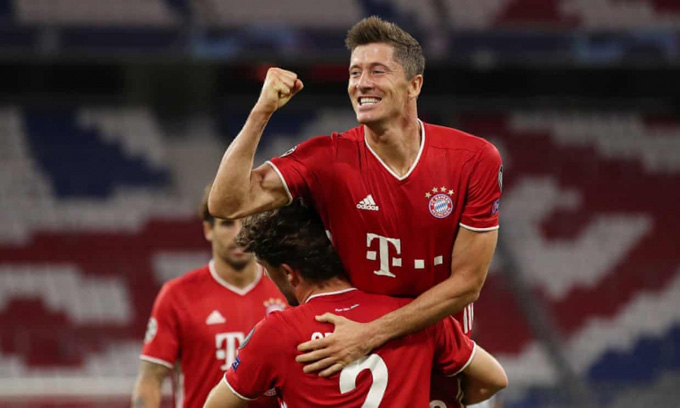 Bayern Munich hẹn Barcelona ở Tứ kết Champions League. Ảnh: Kicker.