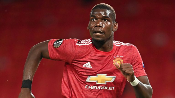 Paul Pogba dính Covid-19. Ảnh: SkySports. 