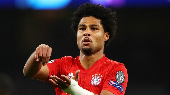 Serge Gnabry dương tính với Covid-19. Ảnh: Kicker.