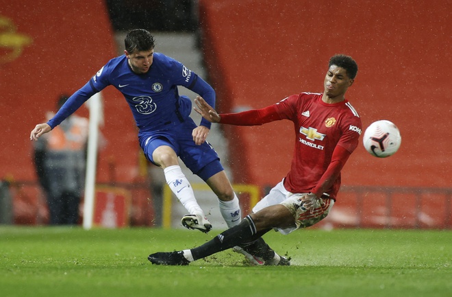 Man United vs Chelsea kết thúc mà bất phân thắng bại. Ảnh: Dailymail.