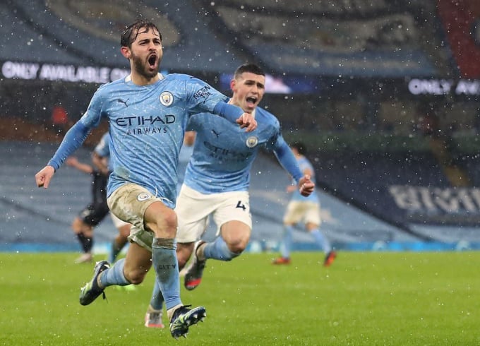 Man City đang thi đấu thăng hoa. Ảnh: Express.