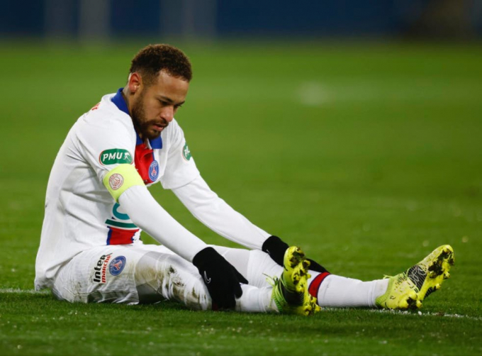 neyamr-150554_17.jpg Neymar vắng mặt là tổn thất lớn của PSG. Ảnh: Express.
