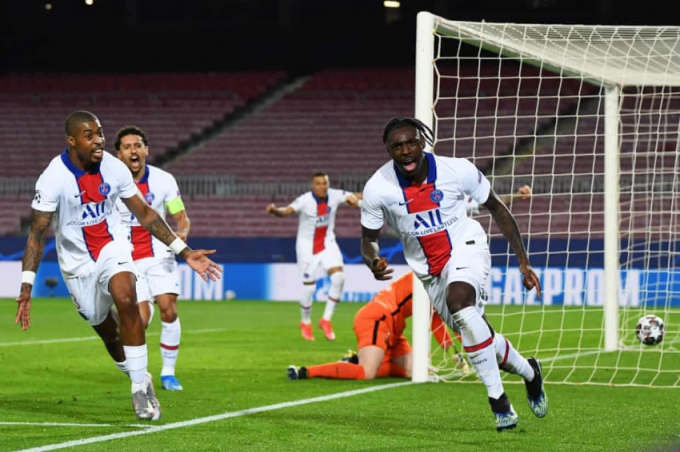 moi-080857_181.jpg Moise Kean cũng đóng góp một bàn thắng cho PSG. Ảnh: Independent.