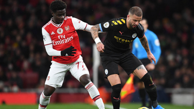 Trận Arsenal vs Man City diễn ra vào lúc 23h30 ngày 21/2. Ảnh: Dailymail.