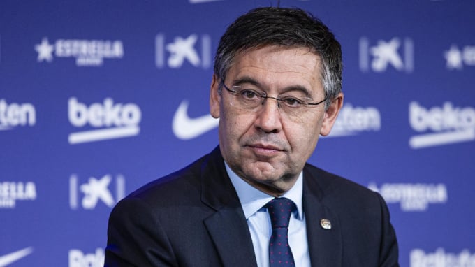 Cựu Chủ tịch quyền lực của Barcelona, ông Joseph Bartomeu đã bị bắt. Ảnh: CBSSSport.