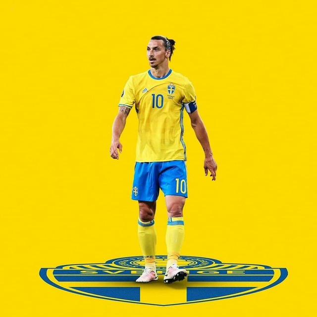 Zlatan Ibrahimovic trở lại đội tuyển quốc gia ở tuổi 40. Ảnh: Dailymail.