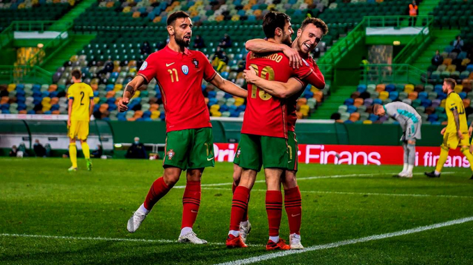 por-015132_431.jpg ĐT Bồ Đào Nha mang đội hình cực mạnh đến Euro 2020. Ảnh: Dailymail.