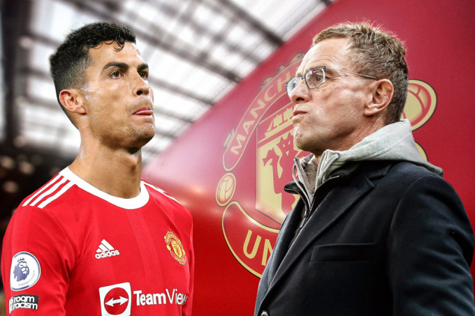 Cristiano Ronaldo sẽ phải hy sinh nhiều hơn dưới thời Ralf Rangnick? Ảnh: Express.