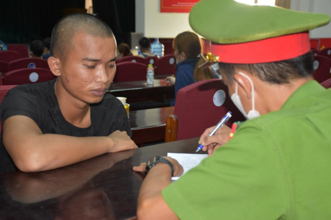116132137_567016807327375_1520236643857510016_n-171908_749.jpg Đối tượng Nguyễn Xuân Thành. Ảnh: CA.