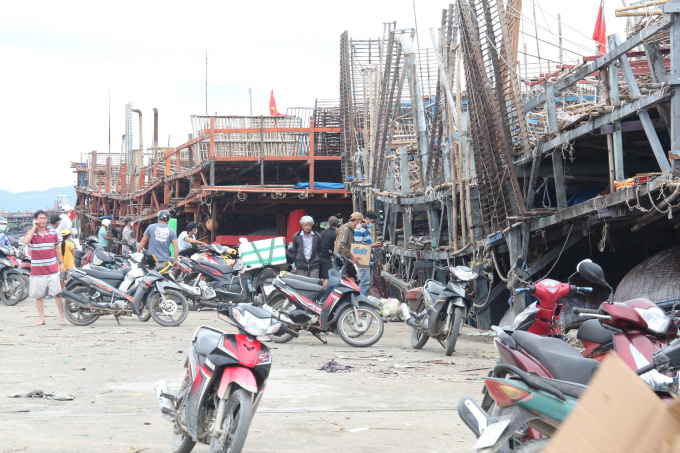 1-233734_123.jpg Cảng An Hòa (xã Tam Giang, huyện Núi Thành, Quảng Nam) nhộn nhịp sau thời gian nghỉ Tết Nguyên đán. Ảnh: L.K.