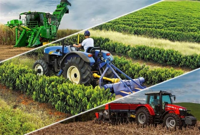 Certain stages of production, including tilling and harvest, are mechanized to a high degree (90-100 percent). Illustrative photo: TL. 