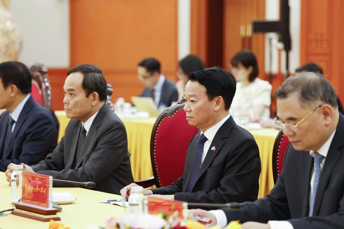 The issue of strengthening high-tech agricultural cooperation between Vietnam and Japan was mentioned during the meeting. Photo by: Nhu Y.